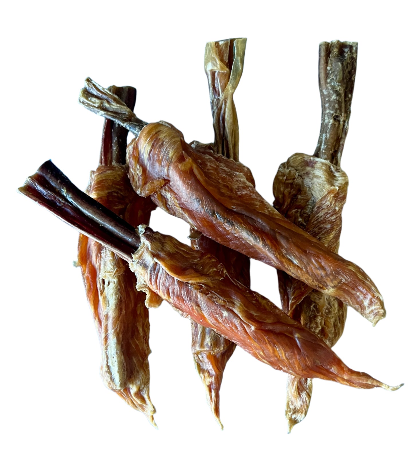 5 chicken & beef pup pops on a white background